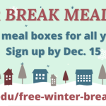 Free Meal Boxes Offered for Winter Break